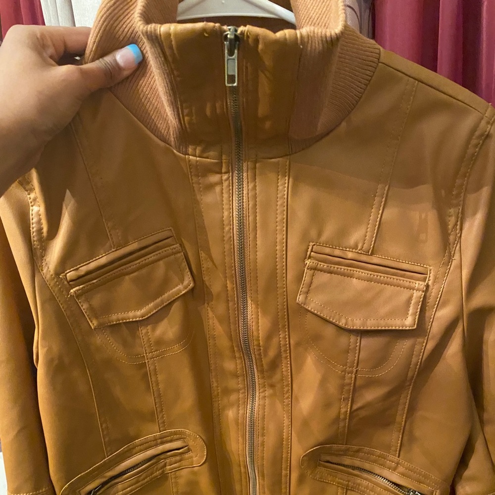 Zeanna Outfitters Leather Jacket